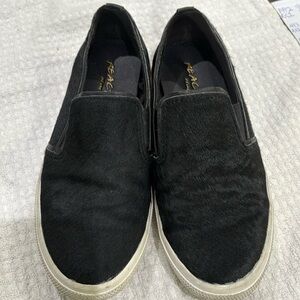 KENNETH COLE HAIRY SLIP ONS